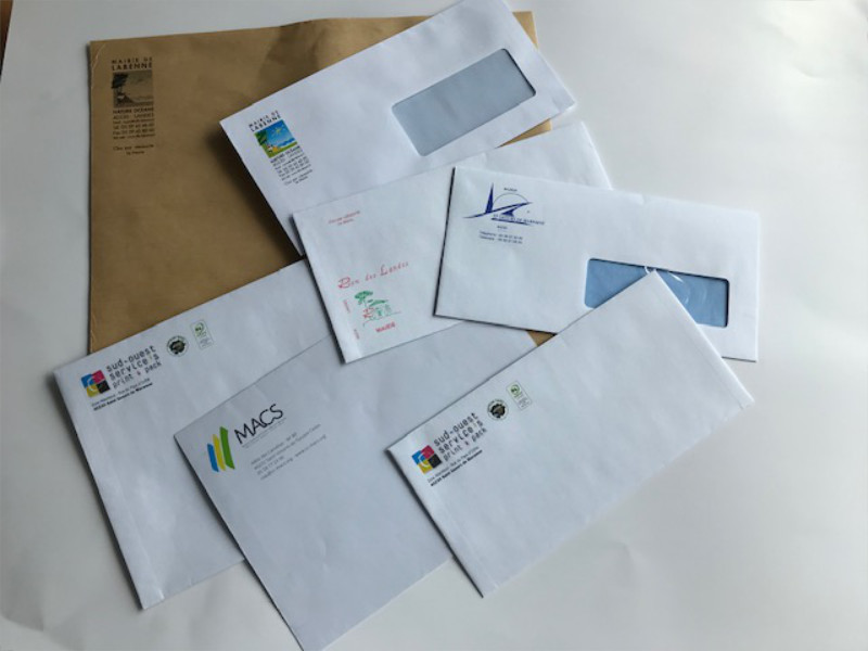20pcs Enveloppe transparente personnalisée Enveloppes en papier